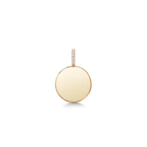 Julie Sandlau: Love Letter Pendant Vedh�ng - Guld - Brillanter - YG14-PD431