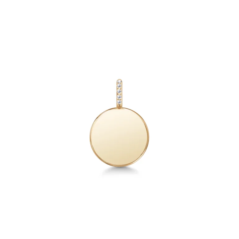 Julie Sandlau: Love Letter Pendant Vedh�ng - Guld - Brillanter - YG14-PD431