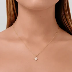 Julie Sandlau: Poem Pendant Vedhng - Guld - Topas - YG14-PD361WT