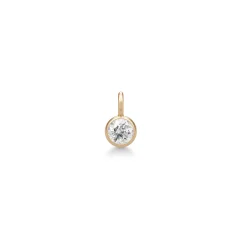 Julie Sandlau: Pure Lumi Pendant Vedhng - Guld - Topas - YG14-PD372WT
