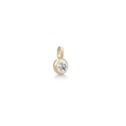 Julie Sandlau: Pure Lumi Pendant Vedhng - Guld - Topas - YG14-PD372WT