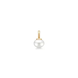 Julie Sandlau: Elaine Pendant Vedh�ng - Guld - Perle - YG14-PD419WHPL