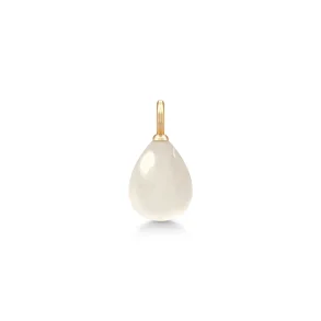 Julie Sandlau: Elina Pendant Vedh�ng - Guld - White M�nesten - YG14-PD420WHMN
