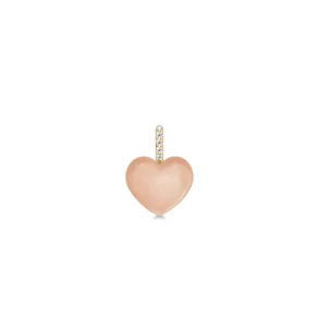 Julie Sandlau: Luna Love Pendant Vedh�ng - Rosy M�nesten - Brillanter - YG14-PD436RSMN