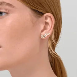 Julie Sandlau: Poem Earring restikker - reringe - Guld - Topas - YG14-ST369WT