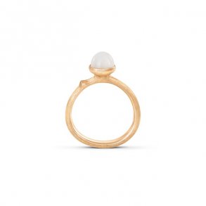 OLE LYNGGAARD COPENHAGEN: Lotus Tiny - Guld/Hvid Mnesten - A2708-410