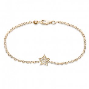 OLE LYNGGAARD COPENHAGEN: Shooting Stars Armbnd Guld/Brillanter - A2744-401