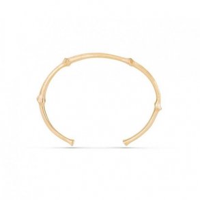 OLE LYNGGAARD COPENHAGEN: Nature Armring Satineret Guld - A3027-401