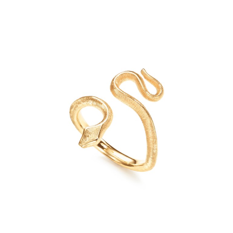 OLE LYNGGAARD COPENHAGEN: Snakes ring - Guld - A3218-401 55