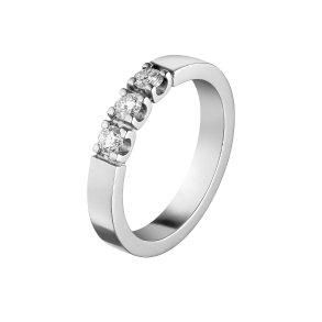 Guldbrandsen: Klassisk  Alliance ring - Hvidguld - Brillanter - Alli-0,10CT-WG