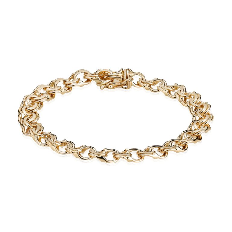 BNH: Bismark armbnd - Guld - 14kt - 18,5cm