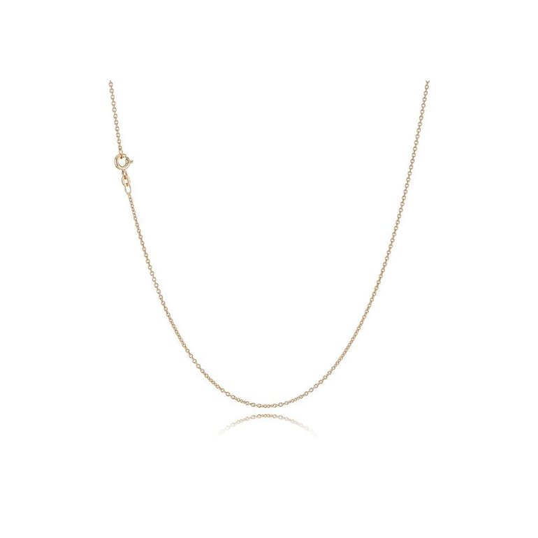 BNH: Rund Anker Halskde - Forgyldt Slv - forskellige lngder og bredder