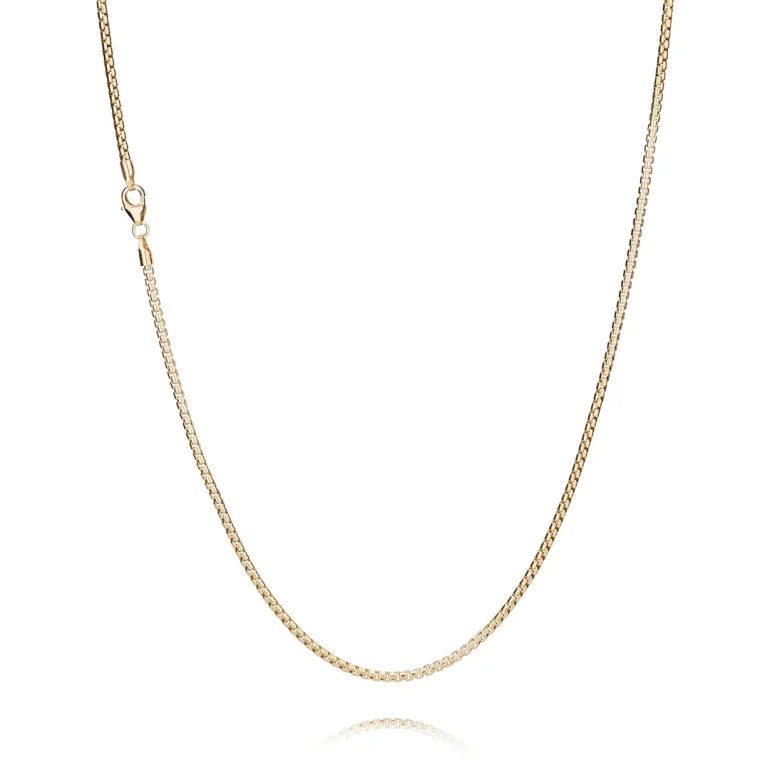 BNH: Venezia Halskde - Rund - Forgyldt Slv - forskellige lngder og bredder