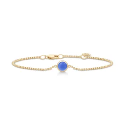 Julie Sandlau: Primini Armbnd - Royal Blue - Forgyldt slv - BR258GDROBLCR