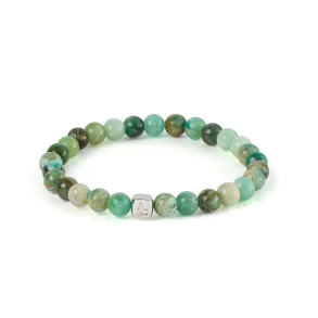 Alexander Lynggaard: ColorUp Green Line Jasper armb�nd (6mm) - C01230