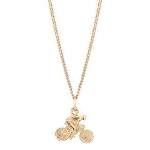 Guldbrandsen: Cykelrytter vedh�ng - Guld - CY585RG 