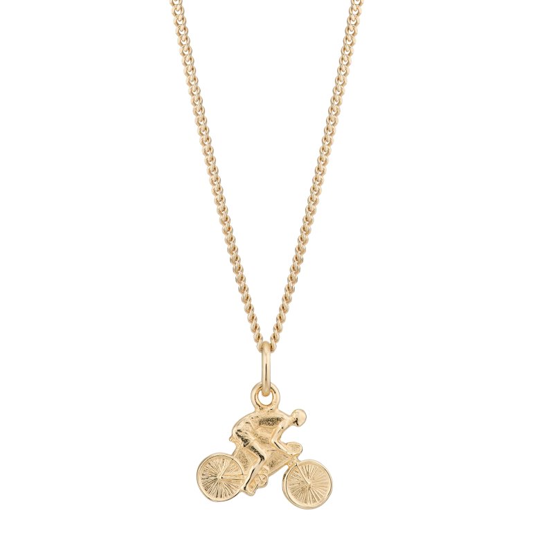 Guldbrandsen: Cykelrytter vedh�ng - Guld - CY585RG 