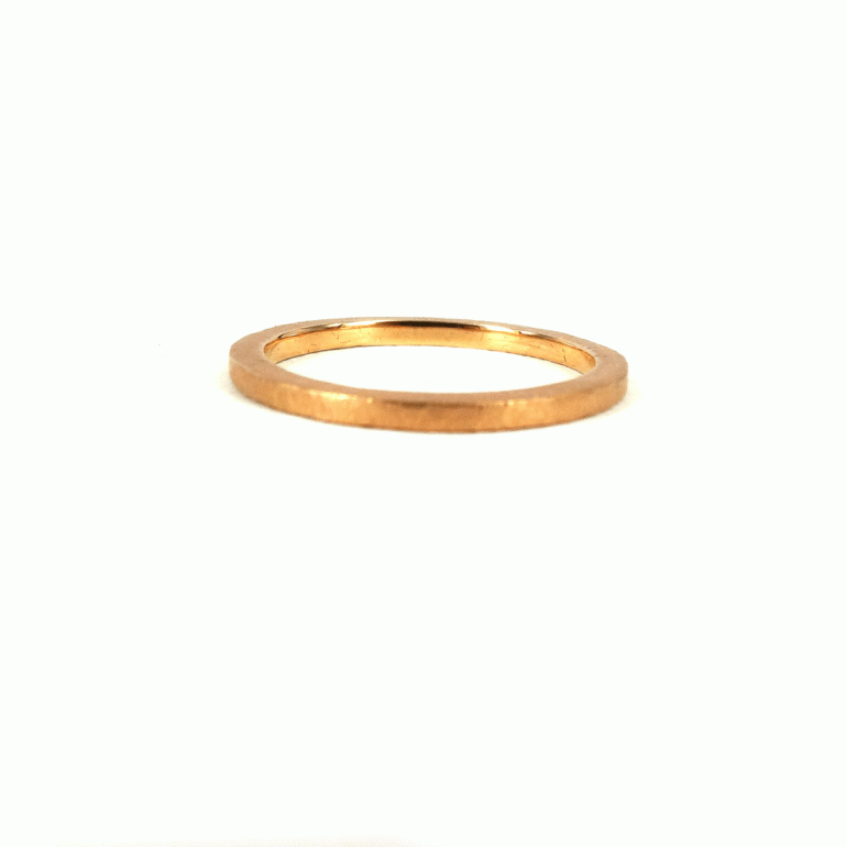 Guldbrandsen: Slice Ring Rustik Mini - 14 KT. Rosaguld - GUR019-PG