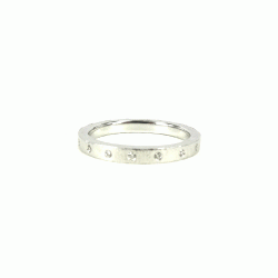Guldbrandsen: Slice Ring Rustik - Hvidguld - Brillanter - GUR025WG-D