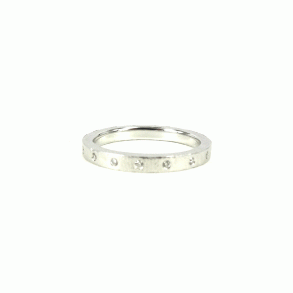 Guldbrandsen: Slice Ring Rustik - Hvidguld - Brillanter - GUR025WG-D