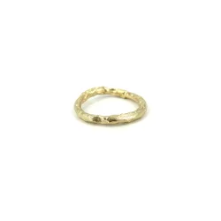 Guldbrandsen: Rustik Ring Nr. 2 - 14 KT. Rdguld - Rustik-2YG