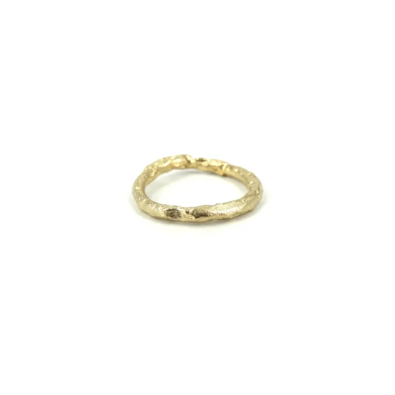 Guldbrandsen: Rustik Ring Nr. 2 - 14 KT. Rdguld - Rustik-2YG