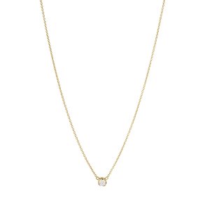 Georg Jensen: GJ Signature Diamonds Halskde - Vedhng - Guld - Diamant - 20001258