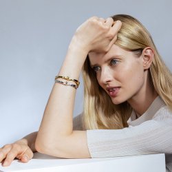 Georg Jensen: Torun Armring - 18 Karat guld - Diamanter - 20000476