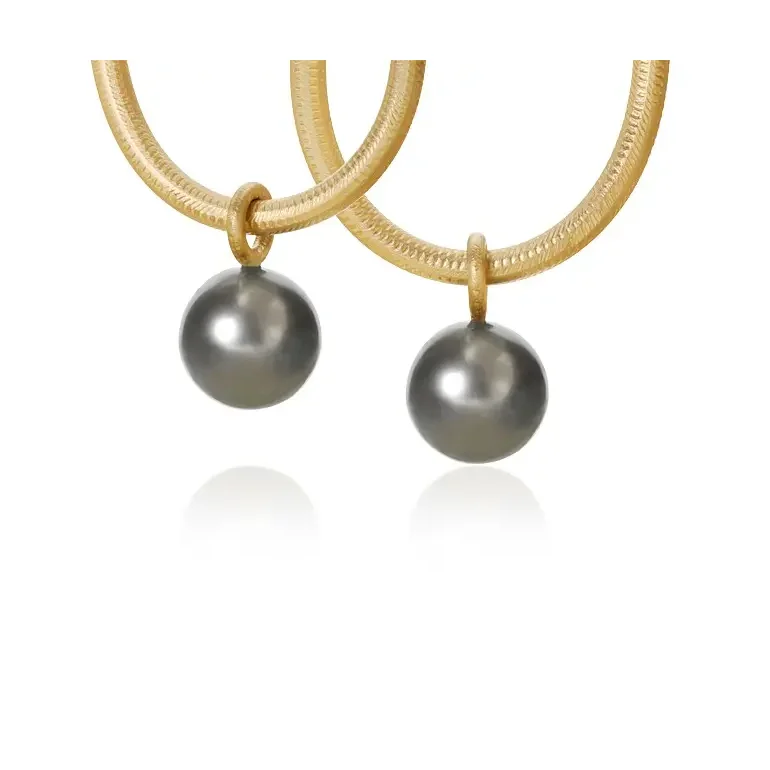 Dulong: Globe Vedhng Guld Med Tahitiperler - 17270A08-2 - GLO2-A1108