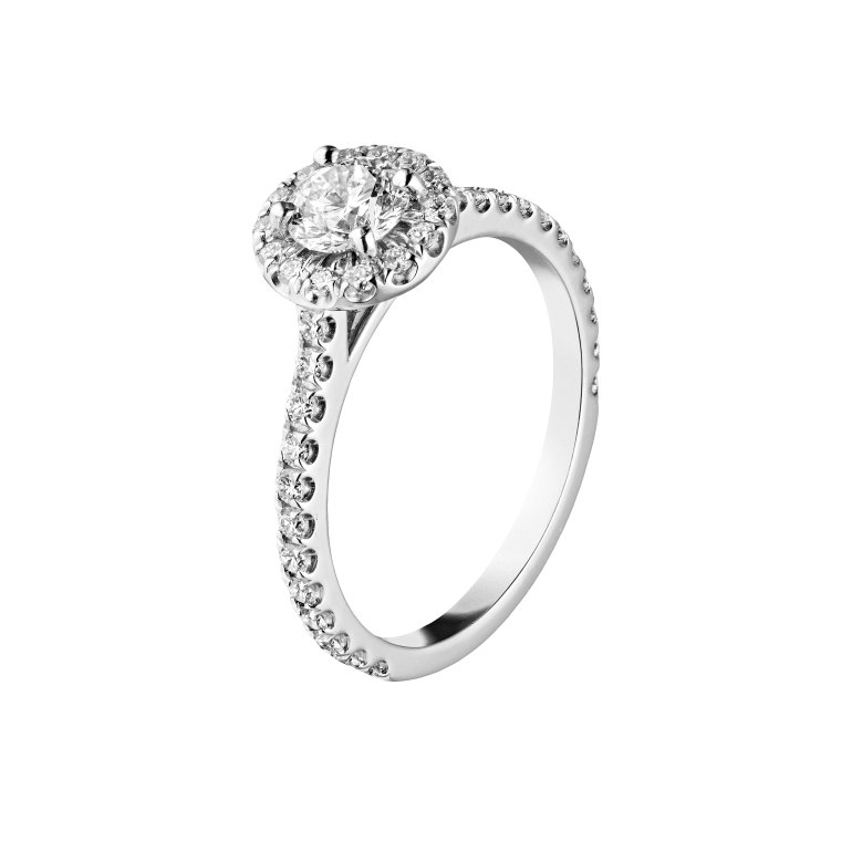 Guldbrandsen: Gloria roset ring - Hvidguld - Brillanter - ROSET-WG