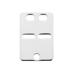 BNH:  ID plader - Dog tags - Slv - Lille - medium