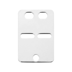 BNH:  ID plader - Dog tags - Slv - Lille - medium