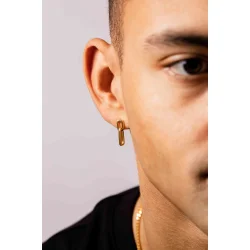 IX STUDIOS: IX Core Earrings - Guldbelagt slv - DMB0341GD
