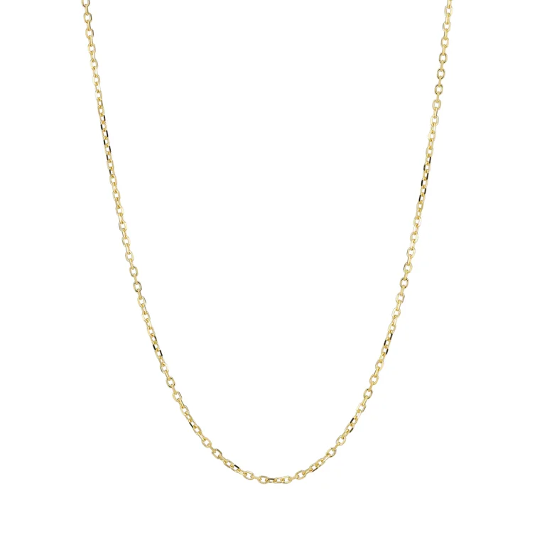 Jane Knig: Orbis NECKLACE halskde - FORGYLDT Sterlingslv - ON-SS25-G_42CM