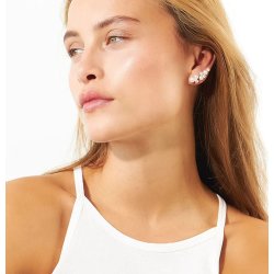 Julie Sandlau: Edna Earstud restikker - reringe - Guld - Perler - YG14-ST332