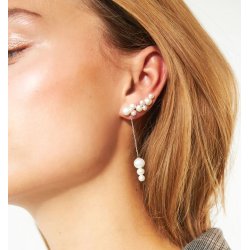 Julie Sandlau: Edna Ear Pendant - reringe - Guld - Perler - YG14-EP02