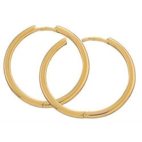 BNH: Knk Creoler - 14kt Rdguld