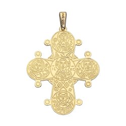 BNH: Dagmar kors vedhng - 14kt guld - De fem apostle 