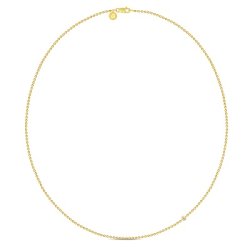 Julie Sandlau: Forgyldt Slv Halskde med Zirkon - Necklacegdcz