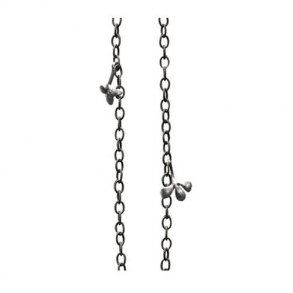 OLE LYNGGAARD COPENHAGEN: Lotus Halskde - Slv - Kraftig - C2009-302