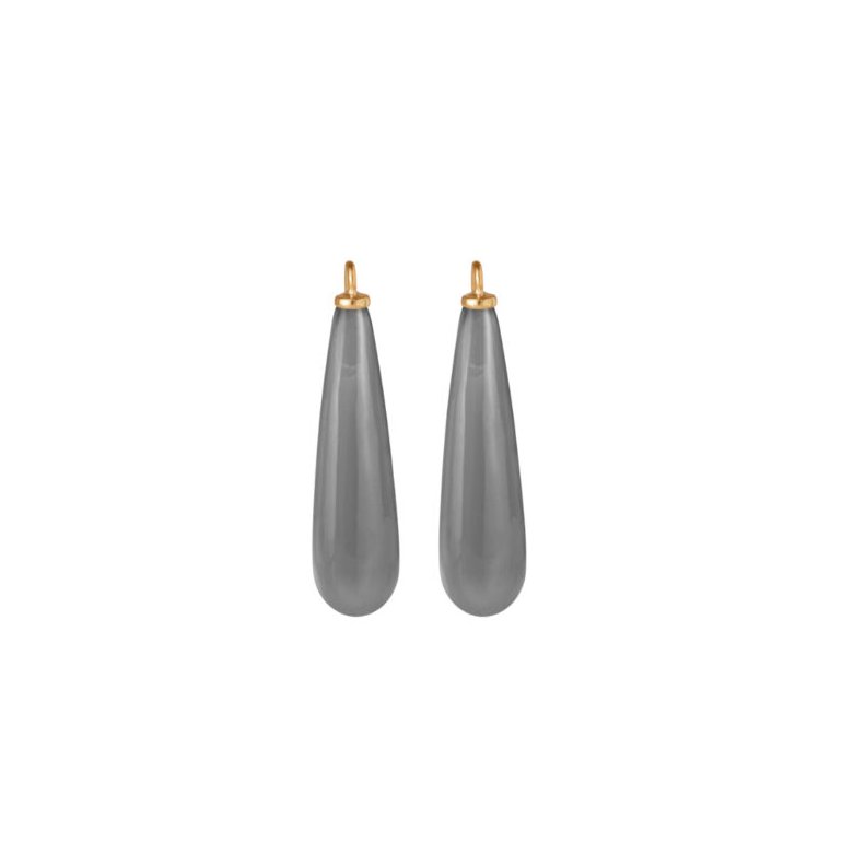 OLE LYNGGAARD COPENHAGEN: Drops vedhng til reringe - Lotus - Guld - Mnesten - A3081-402