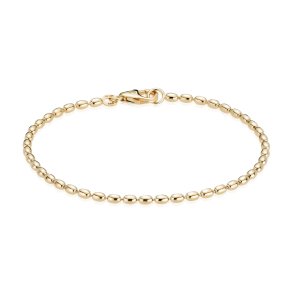 BNH: Oliven armbnd - Guld - 14kt - 18,5cm