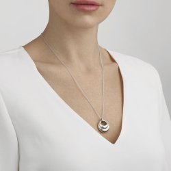Georg Jensen: Curve Halskde Slv - 10018361