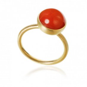 Dulong: Pacific Ring - Stor - Guld & Koral - PAC3-A1106