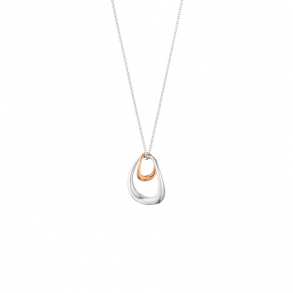 Georg Jensen: Offspring, Halskde, Stor, Slv, Rosaguld, 10012763