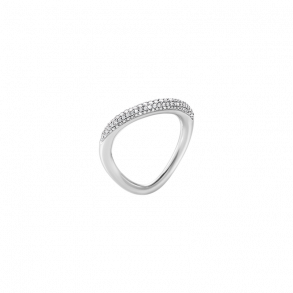 Georg Jensen: Offspring, Ring, Slv, Diamant, Pav, 20000135