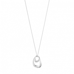 Georg Jensen: Offspring, Halskde, Stor, Slv, Diamant, 10015848