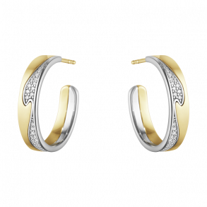 Georg Jensen: Fusion reringe 18 Karat Guld/Brillanter -10016431