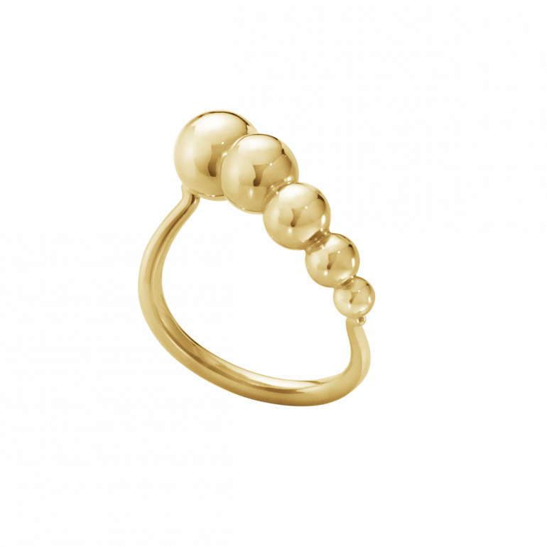 Georg Jensen: Moonlight Grapes Ring - 18 Karat guld - 20000077