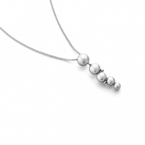 Georg Jensen: Moonlight Grapes Halskde m. Vedhng - Slv - 20000662